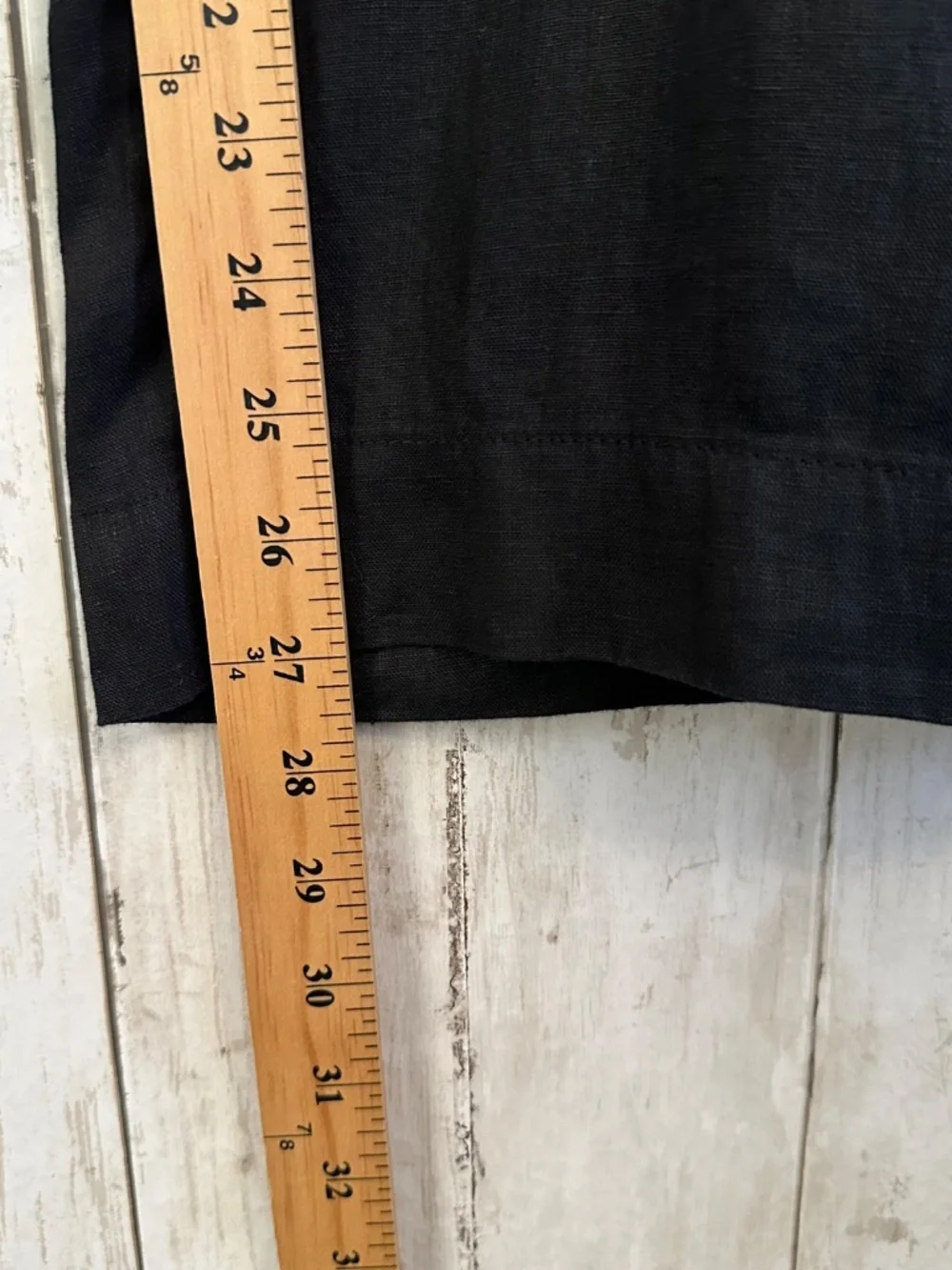 Quince  European Linen Patch Pocket Wide Leg Pants Trousers Size 16 EuroSummer